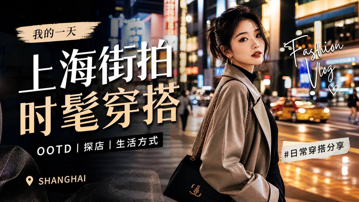 小马拉大车时尚视频-上海街拍穿搭视频
